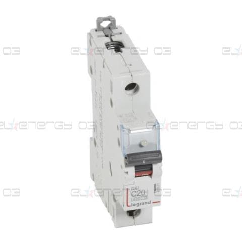 Автоматичен прекъсвач DX3 1P 20A крива С 6kA Legrand