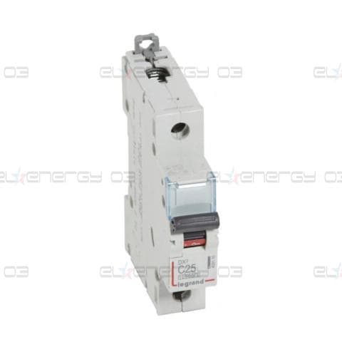 Автоматичен прекъсвач DX3 1P 25A крива С 10kA 1 мод. Legrand