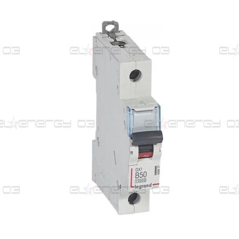 Автоматичен прекъсвач DX3 1P 50A крива B 10kA 1 мод. Legrand
