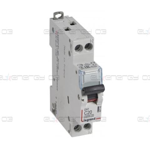 Автоматичен прекъсвач DX3 1P+N 20A крива С 6kA Legrand