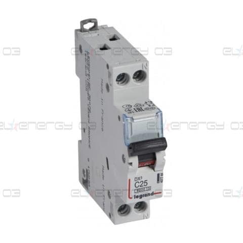 Автоматичен прекъсвач DX3 1P+N 25A крива С 6kA Legrand