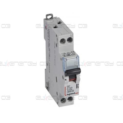 Автоматичен прекъсвач DX3 1P+N 32A крива С 6kA Legrand