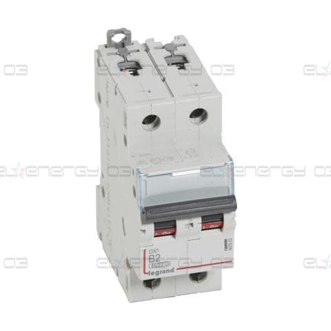 Автоматичен прекъсвач DX3 2P 2A крива B 6kA Legrand