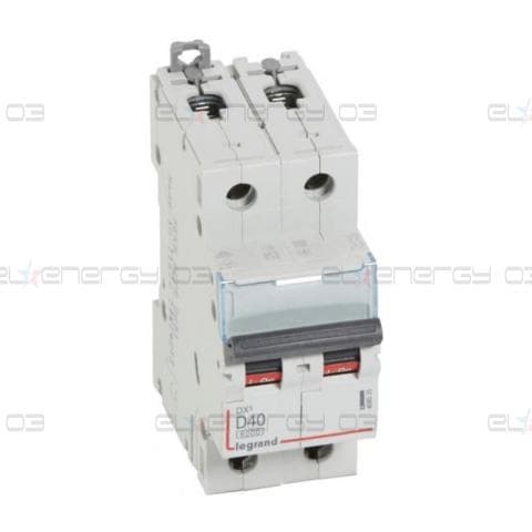 Автоматичен прекъсвач DX3 2P 40A крива D 6kA Legrand