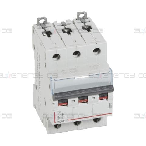 Автоматичен прекъсвач DX3 3P 16A крива D 6kA Legrand