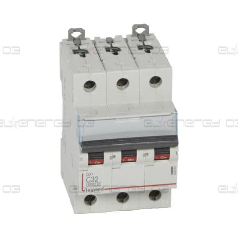 Автоматичен прекъсвач DX3 3P 32A крива С 6kA Legrand