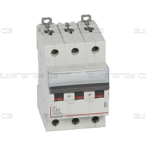 Автоматичен прекъсвач DX3 3P 40A крива С 6kA Legrand