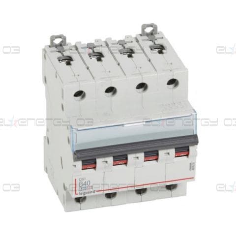 Автоматичен прекъсвач DX3 4P 40A крива B 6kA Legrand
