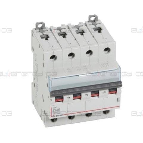 Автоматичен прекъсвач DX3 4P 40A крива D 6kA Legrand