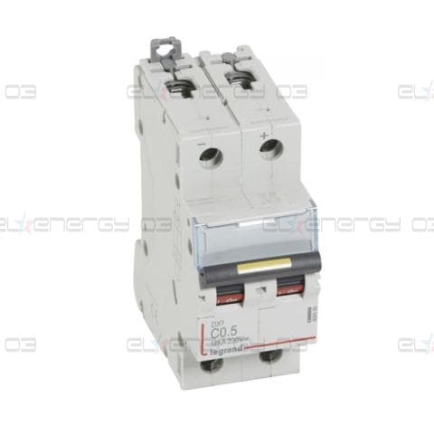 Автоматичен прекъсвач DX3-DC 2P 0.5A 500V= Legrand
