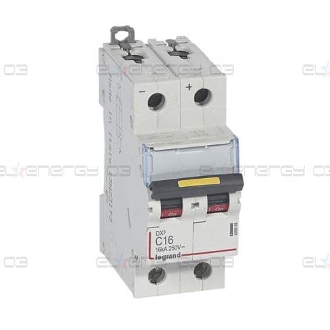Автоматичен прекъсвач DX3-DC 2P 16A 500V= Legrand