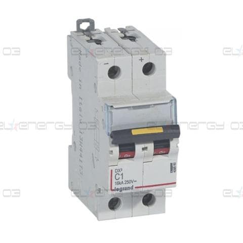 Автоматичен прекъсвач DX3-DC 2P 1A 500V= Legrand