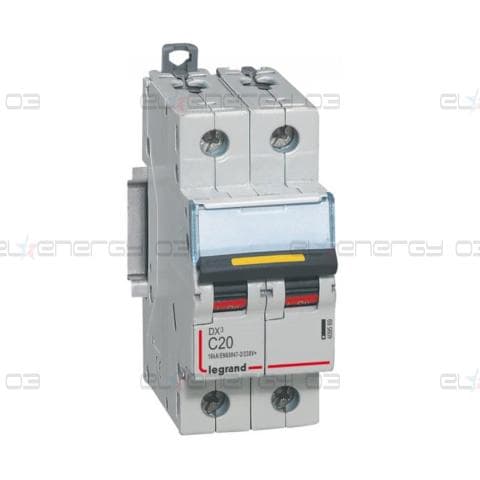 Автоматичен прекъсвач DX3-DC 2P 20A 500V= Legrand