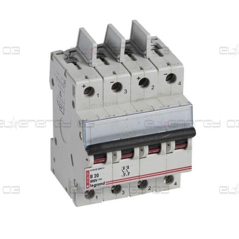Автоматичен прекъсвач DX3-DC 2P 20A 800V= Legrand
