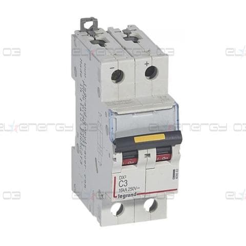 Автоматичен прекъсвач DX3-DC 2P 3A 500V= Legrand