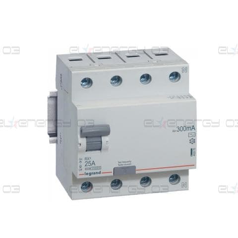 ДТЗ 4P 25A 300mА серия RX3 ID тип AC Legrand