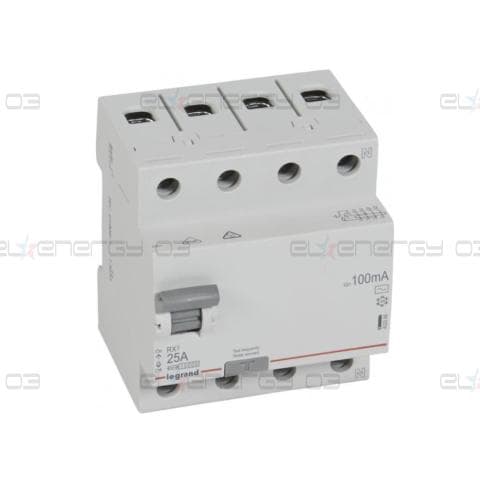 ДТЗ 4P 25А 100mА серия RX3 ID тип AC Legrand