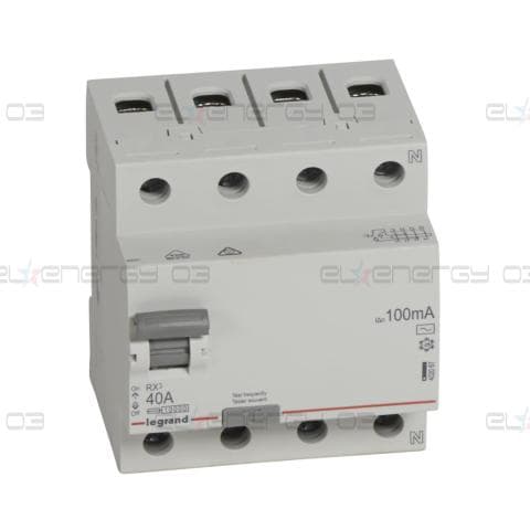 ДТЗ 4P 40A 100mА серия RX3 ID тип AC Legrand