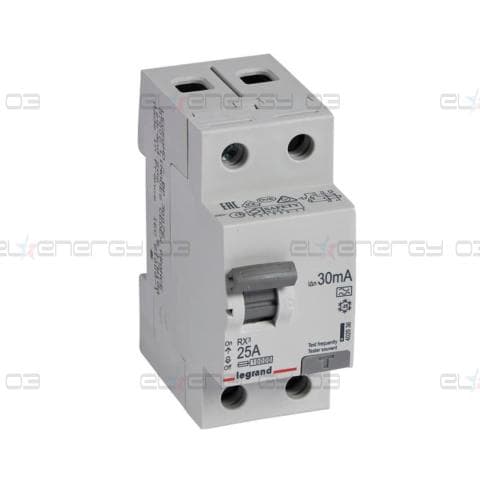 ДТЗ 2P 25А 30mА серия RX3 ID тип A Legrand