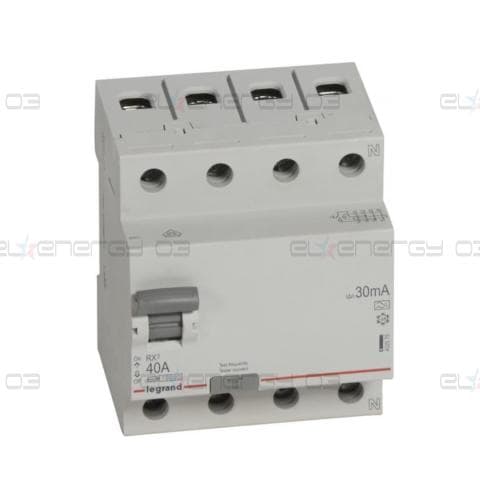 ДТЗ 4P 40А 30mА серия RX3 ID тип A Legrand