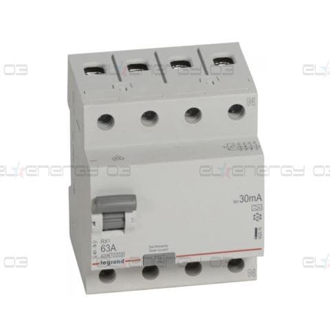 ДТЗ 4P 63А 30mА серия RX3 ID тип A Legrand