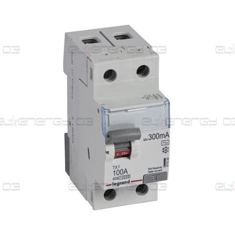 ДТЗ 2P 100А 300mА серия TX3 ID тип AC Legrand