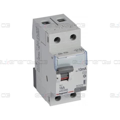 ДТЗ 2P 16А 10mА серия TX3 ID тип AC Legrand