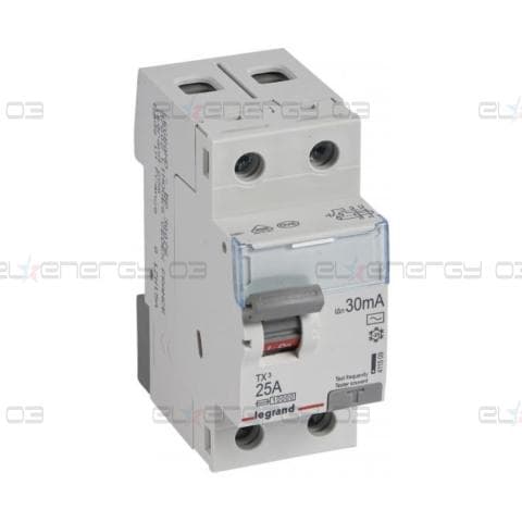 ДТЗ 2P 25А 30mА серия TX3 ID тип AC Legrand