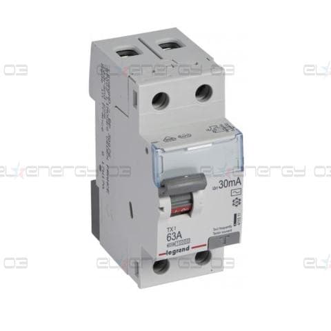 ДТЗ 2P 63A 30mА серия TX3 ID тип AC Legrand