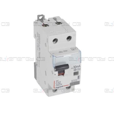 ДТЗ комбинирана DX3 1P+N 32A крива C 30mA тип A 10kA 2 мод. Legrand