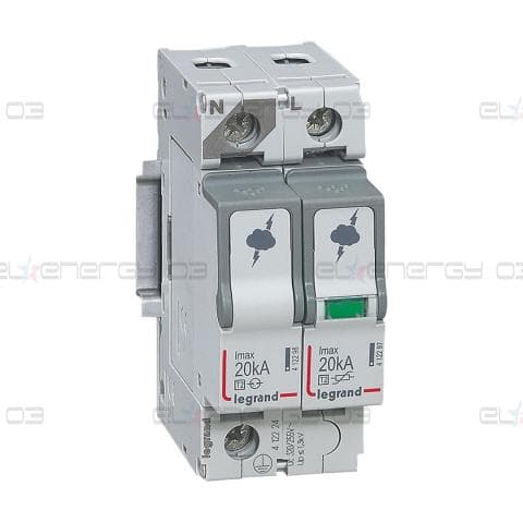 Катоден отводител тип 2 SPD 20kA 320V 1P+N L Legrand
