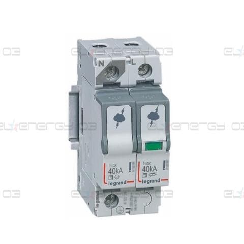 Катоден отводител тип 2 SPD 40kA 320V 1P+N L Legrand