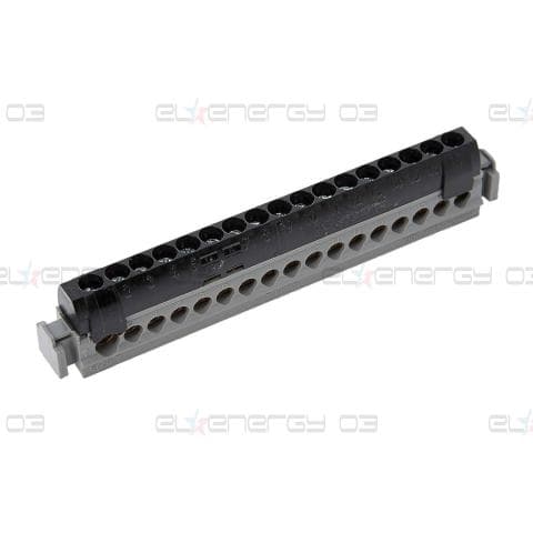 Клема изолирана 1х25мм2+16х16мм2 + DIN монтаж черна Legrand