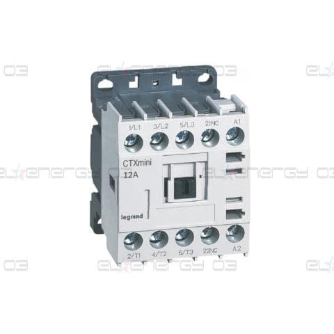 Контактор CTX3 mini 3P 5.5kW (12A AC-3) 1NC 230V 50/60Hz Legrand