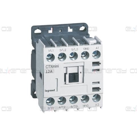 Контактор CTX3 mini 3P 5.5kW (12A AC-3) 1NO 230V 50/60Hz Legrand