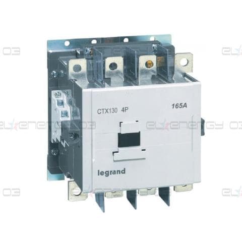 Контактор CTX3-130 4P 60kW (120A AC-3) 2NO-2NC 100…240Vac/dc Legrand