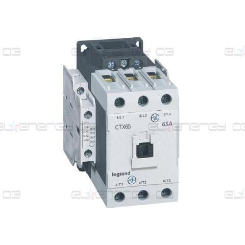 Контактор CTX3-65 3P 30kW (65A AC-3) 2NO-2NC 48V 50/60Hz Legrand