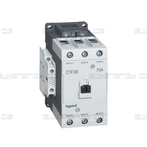 Контактор CTX3-65 3P 37kW (75A AC-3) 2NO-2NC 230V 50/60Hz Legrand