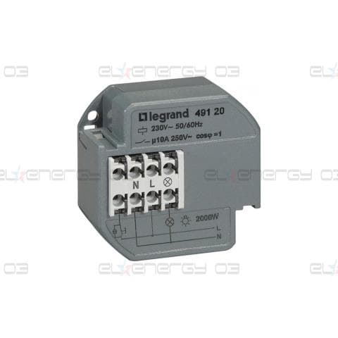 Импулсно реле за конзола CX3 10A 230V 1P 2300W LED 1000W БЕЗШУМНО Legrand