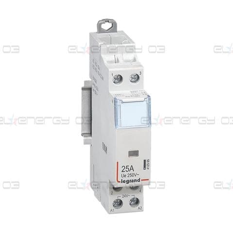 Модулен контактор CX3, 25А 2NO 24Vac 1 модул Legrand