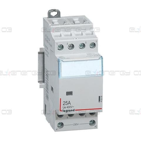 Модулен контактор CX3, 25А 4NO 220V 2 модула Legrand