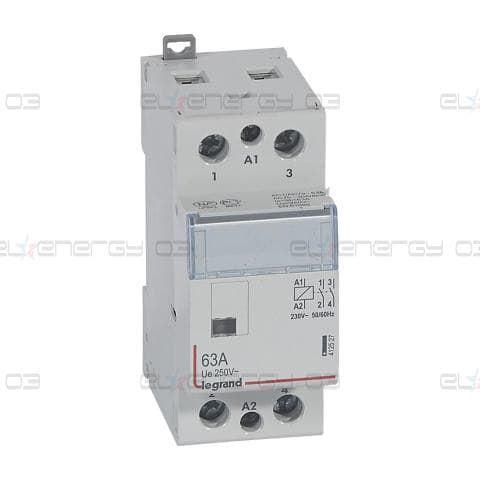 Модулен контактор CX3, 63A 2NO 220V 2 модула Legrand