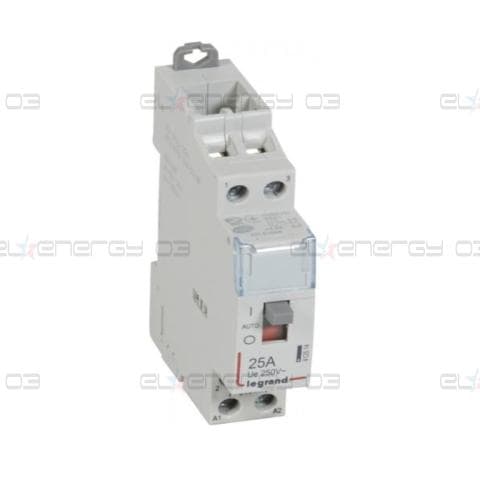 Модулен контактор с ръкохватка CX3, 25А 2NO 24Vac 1 модул Legrand
