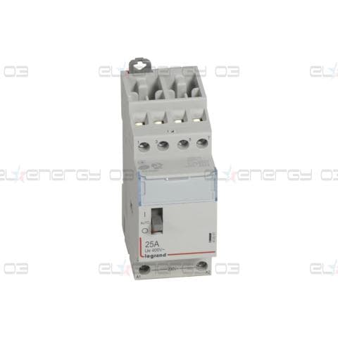 Модулен контактор с ръкохватка CX3, 25А 4NO 220V 2 модула Legrand