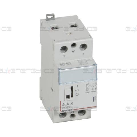 Модулен контактор с ръкохватка CX3, 40A 2NO 220V 2 модула БЕЗШУМЕН Legrand
