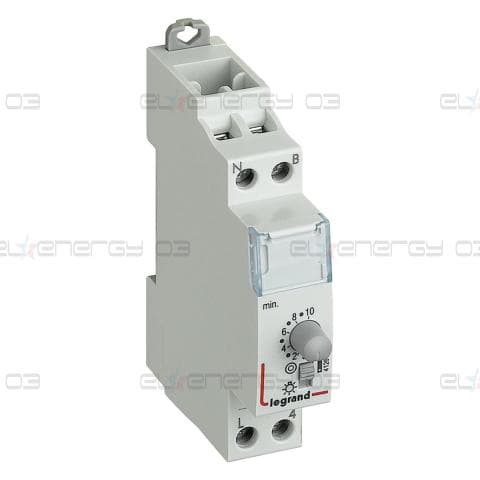 Стълбищен автомат, 1x 0.5s-10m, 16A, 230Vac 1 модул Legrand