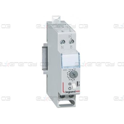 Стълбищен автомат, 7x 0.5s-12m, 1c/o 16A, 8…240Vac 1 модул Legrand
