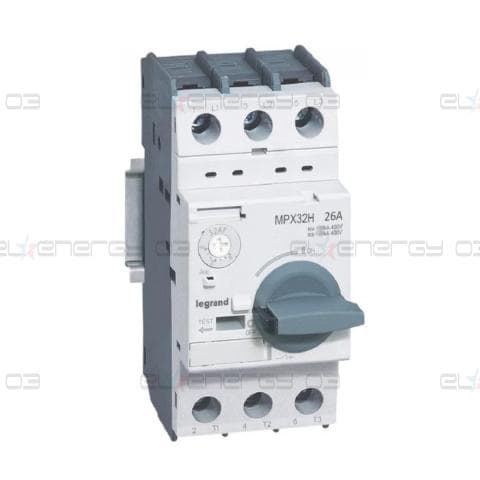Моторна защита MPX3-32H 11kW TM 18-26A 50kA Legrand