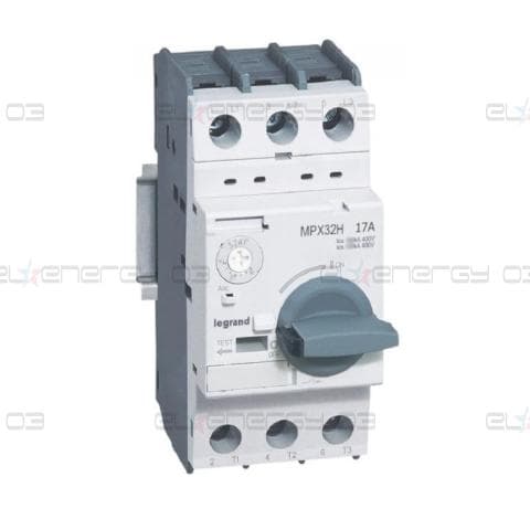 Моторна защита MPX3-32H 7.5kW TM 11-17A 50kA Legrand