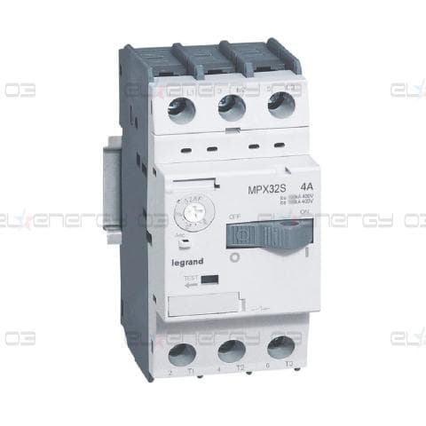 Моторна защита MPX3-32S 1.5kW TM 2.5-4A 100kA Legrand